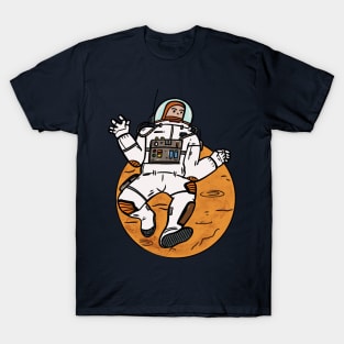 Astronout on space T-Shirt